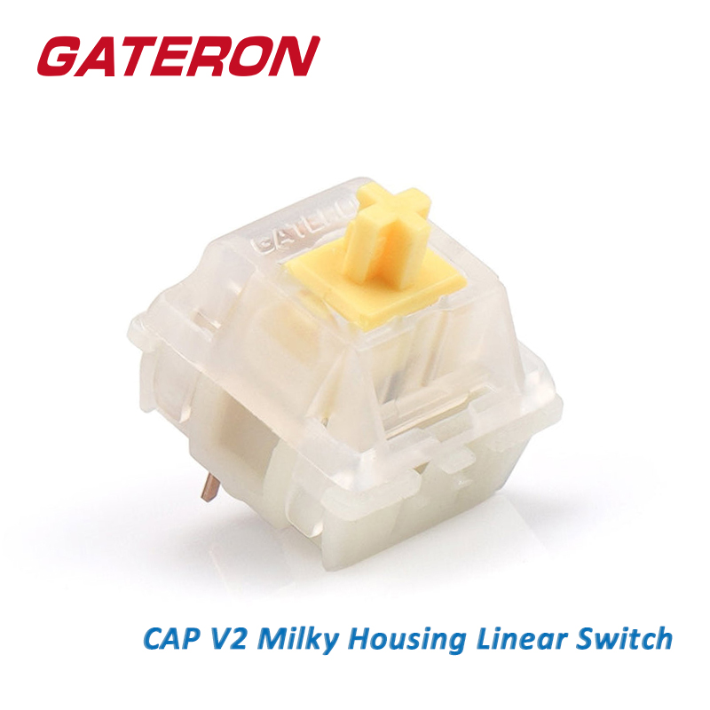 Gaming Accessories Aesthetic - GATERON CAP молочно-желтая линейная фотовспышка 5