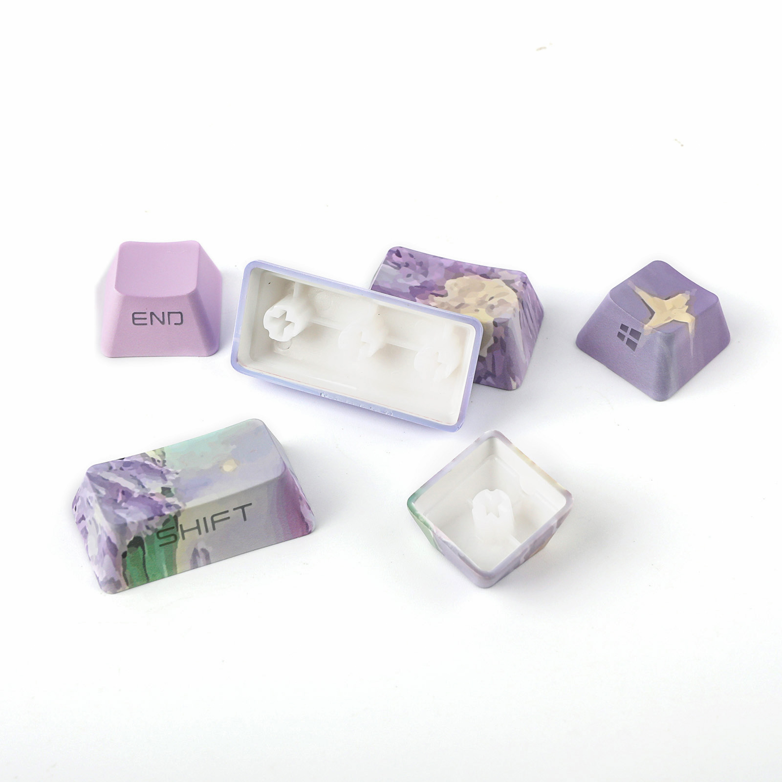 Набор фиолетовых колпачков Kii – обзор и цена Gaming Accessories Aesthetic