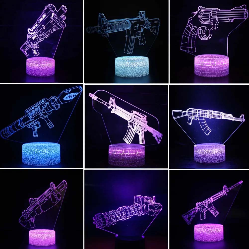 Игровая винтовка 3d светодиодн – обзор и цена Accessories For Your Gaming Room