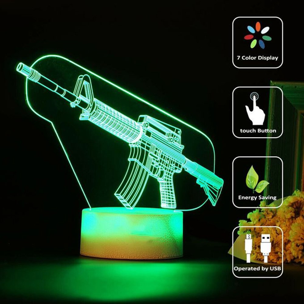Игровая винтовка 3d светодиодн – обзор и цена Accessories For Your Gaming Room